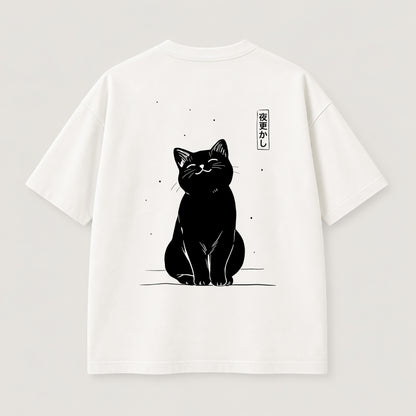 Night Owl Cat T-Shirt